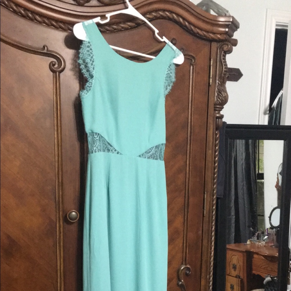Beautiful mint blue  BCBG dress from Dillard’s.